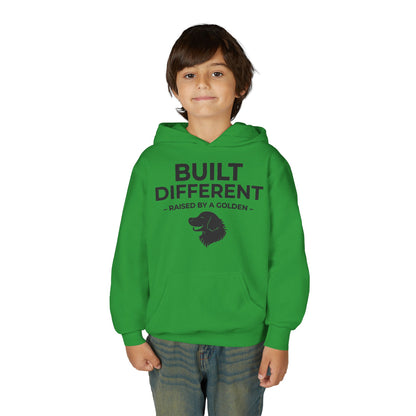 Built Different. Raised by a Golden | Kids Sweatshirt