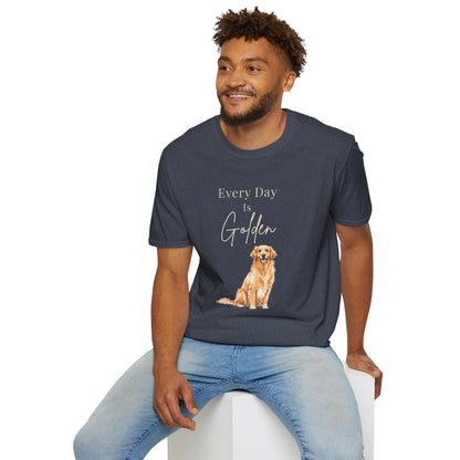 Golden Retriever T-Shirt | “Every Day Is Golden” Dog Lover Graphic Tee