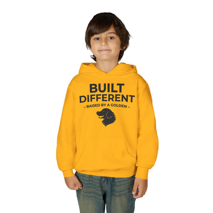 Built Different. Raised by a Golden | Kids Sweatshirt