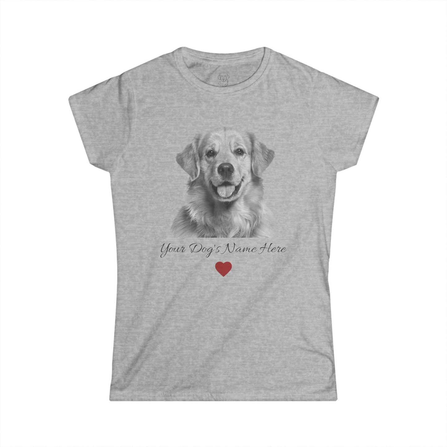 Minimal Portrait | Dog Name Tee